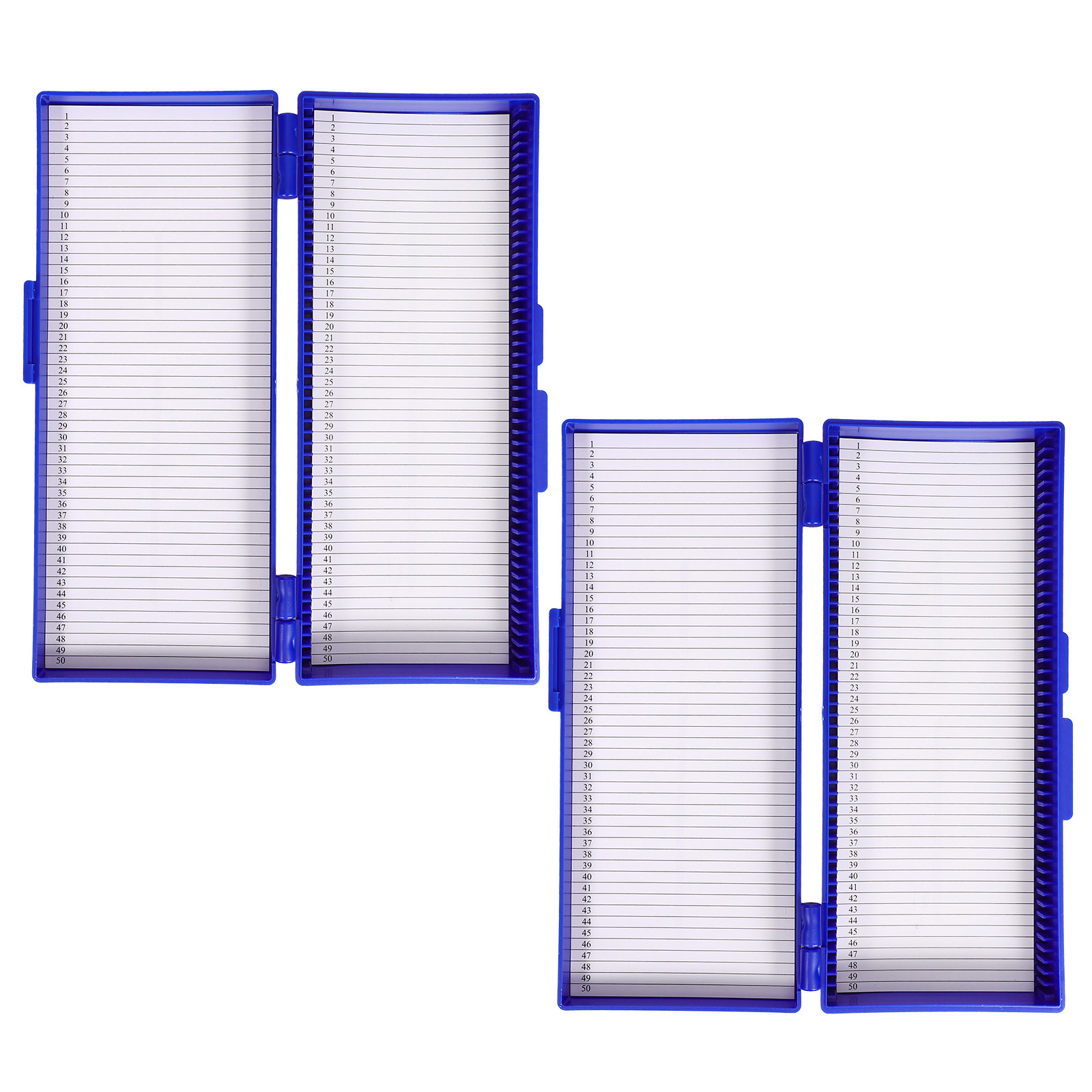 Pathology Slide Storage - 2Pcs Slide Storage Box ABS Material