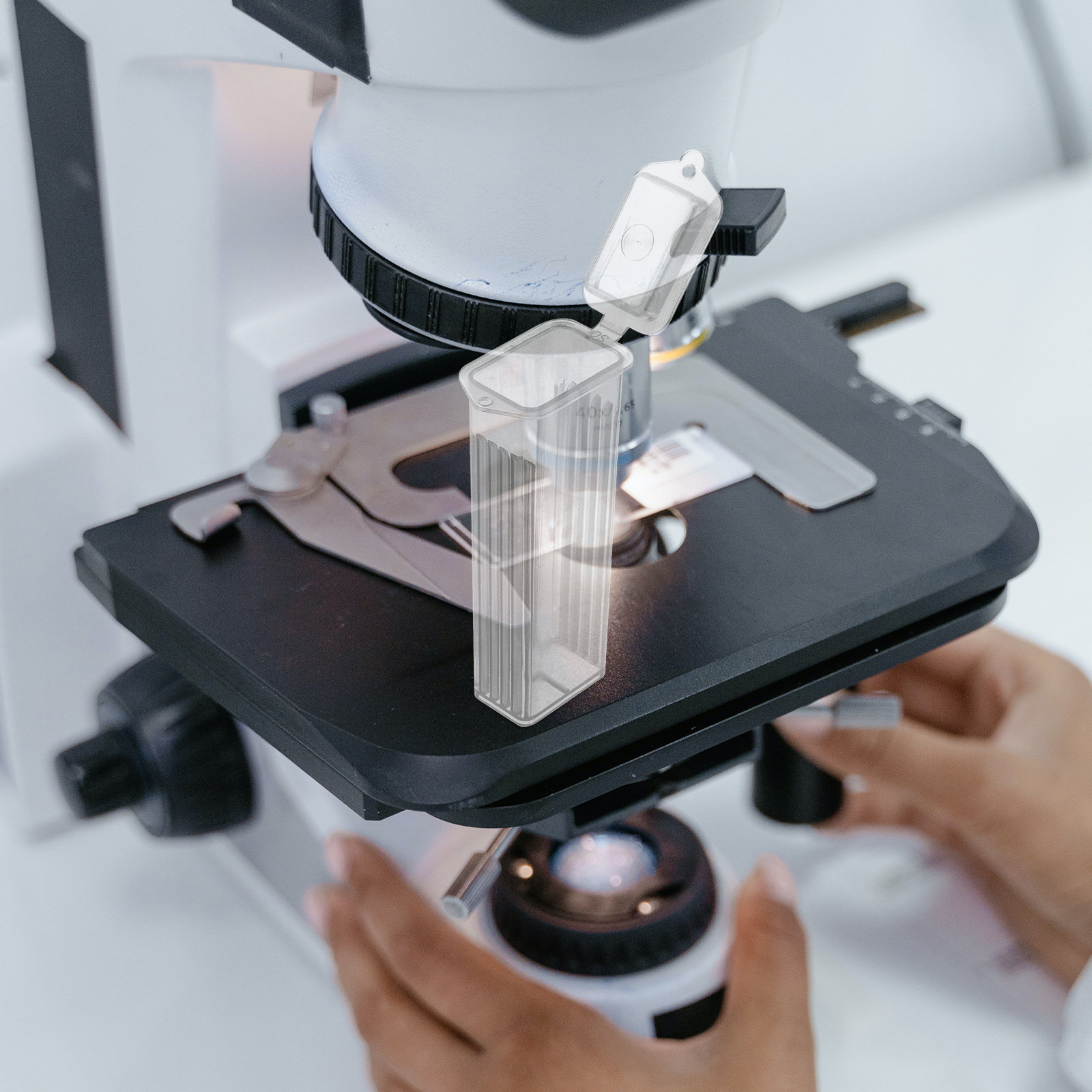 10Pcs Slide Boxes PP Material  - Pathology Slide Storage ulasan dan harga