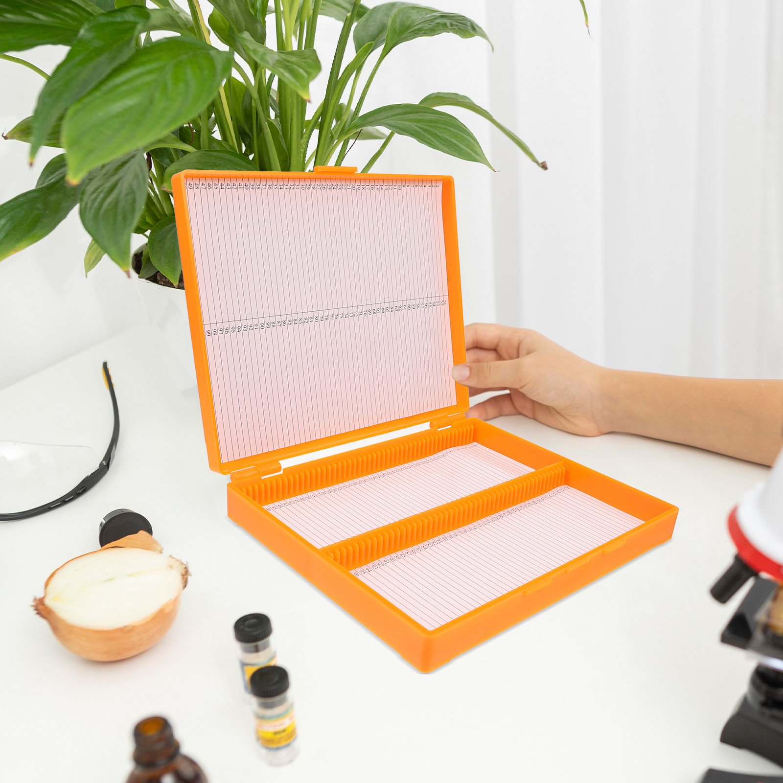 100 Slide Boxes Pathology Plas - Pathology Slide Storage ulasan dan harga