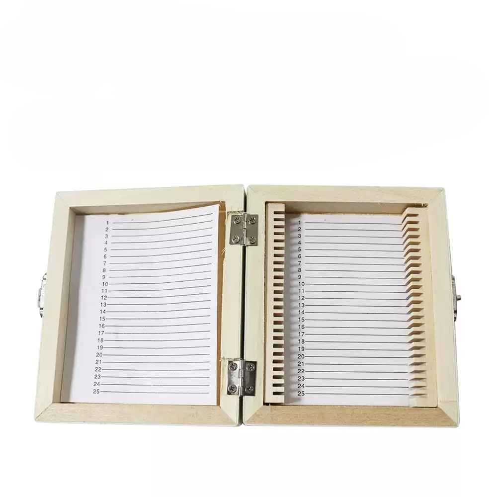 25/50/100 PCS Wooden Slide Box - Pathology Slide Storage ulasan dan harga