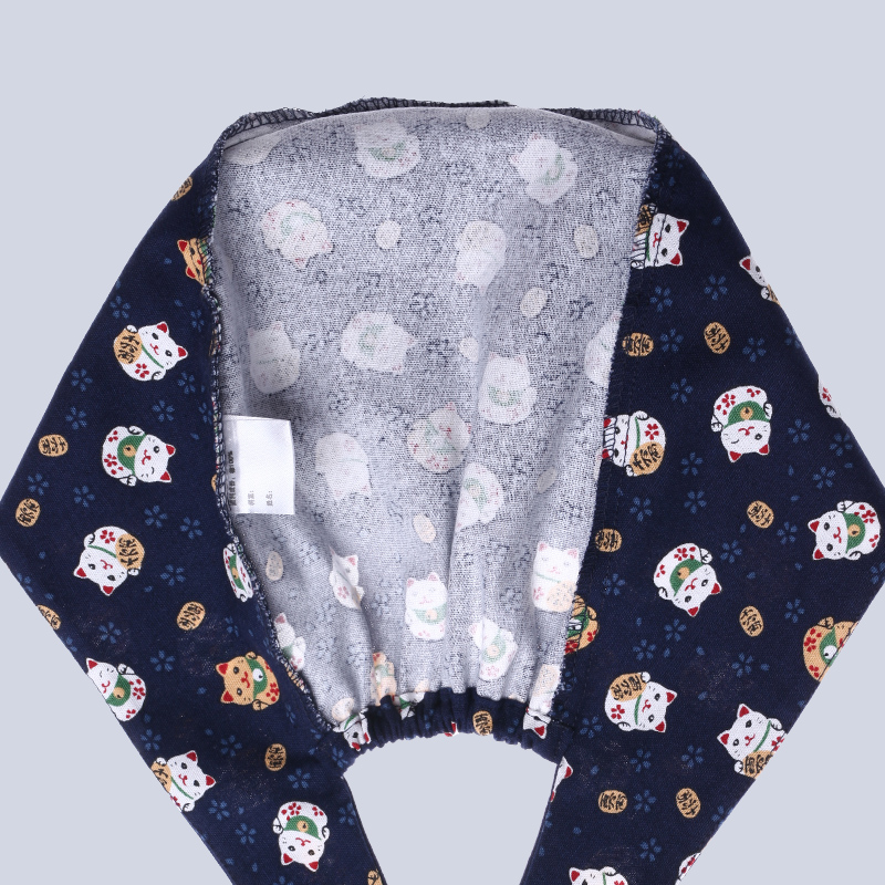 Lucky Cat Surgical Cap Women L - Medical Lab Business ulasan dan harga