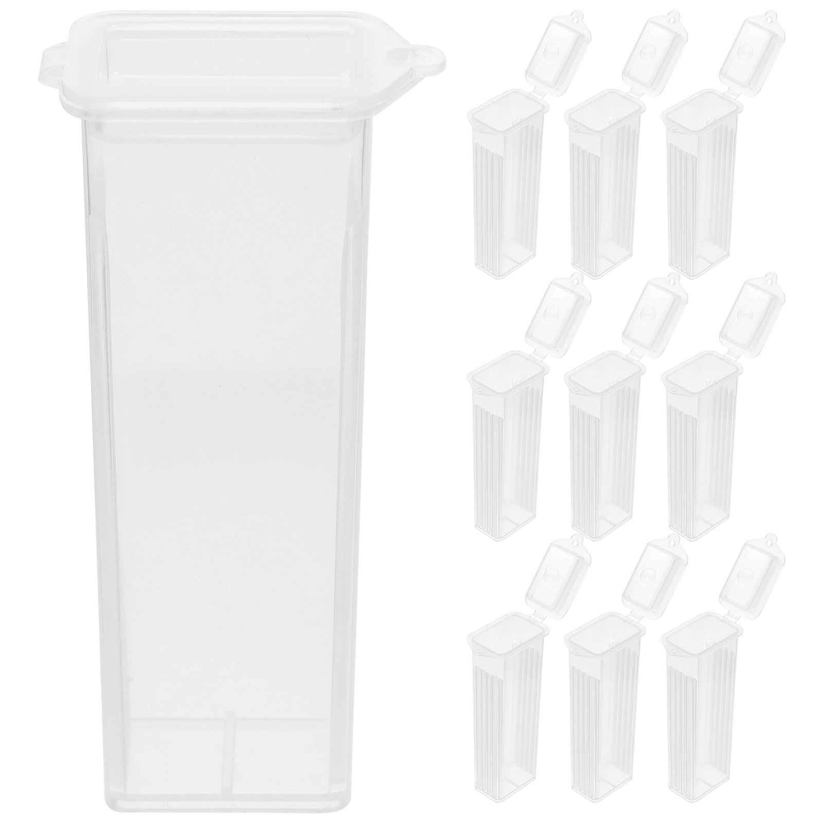 10Pcs Set Sturdy PP Material P - Pathology Slide Storage ulasan dan harga