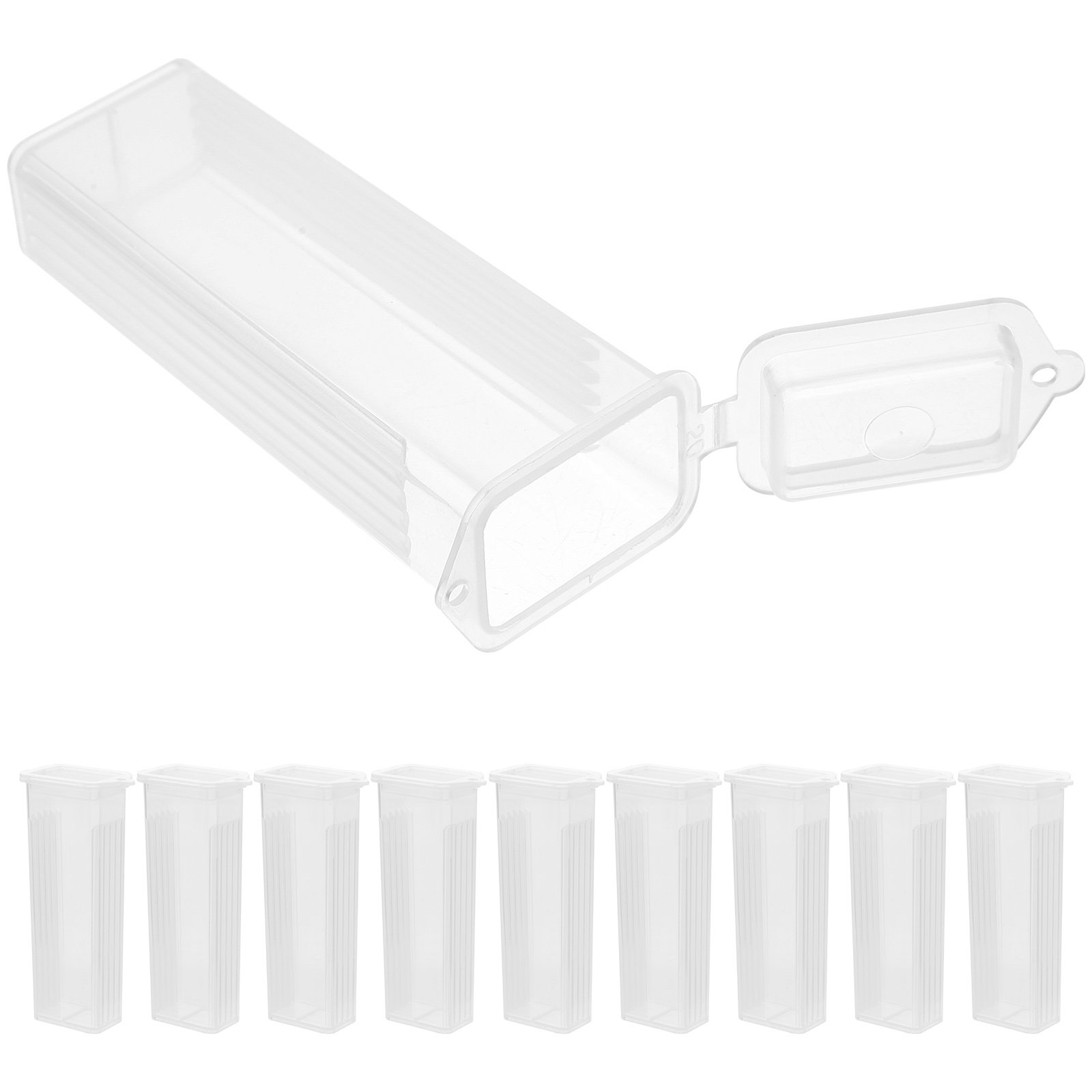 10Pcs Set Sturdy PP Material P - Pathology Slide Storage ulasan dan harga