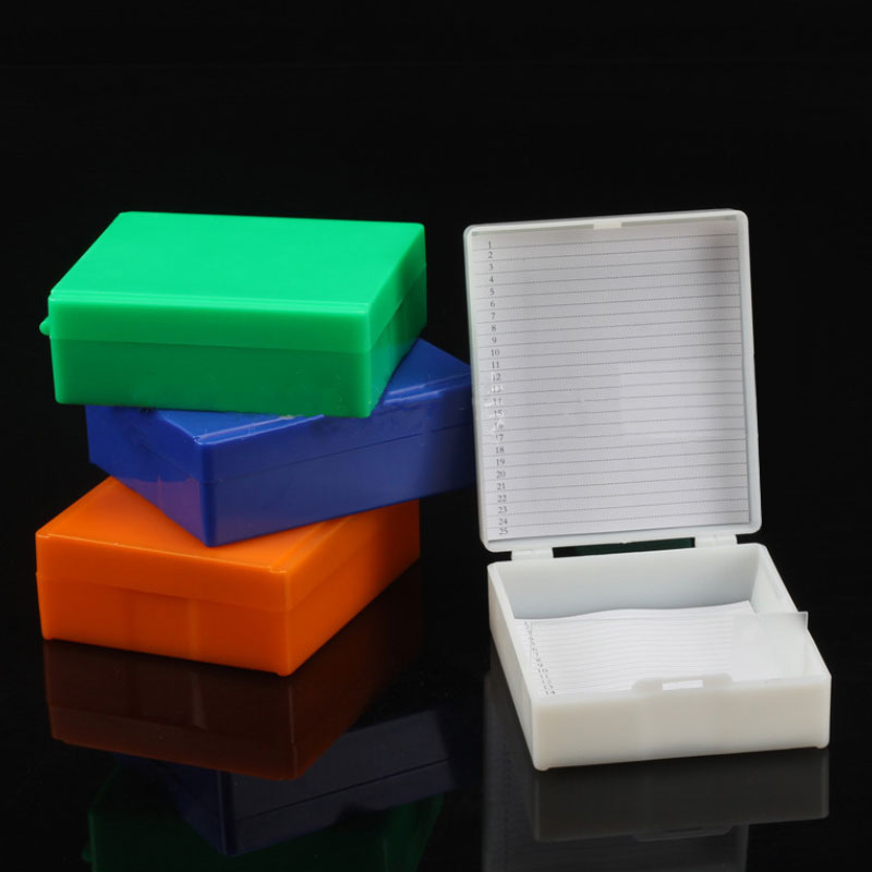 2PCS Plastic Microscope Slides - Pathology Slide Storage ulasan dan harga