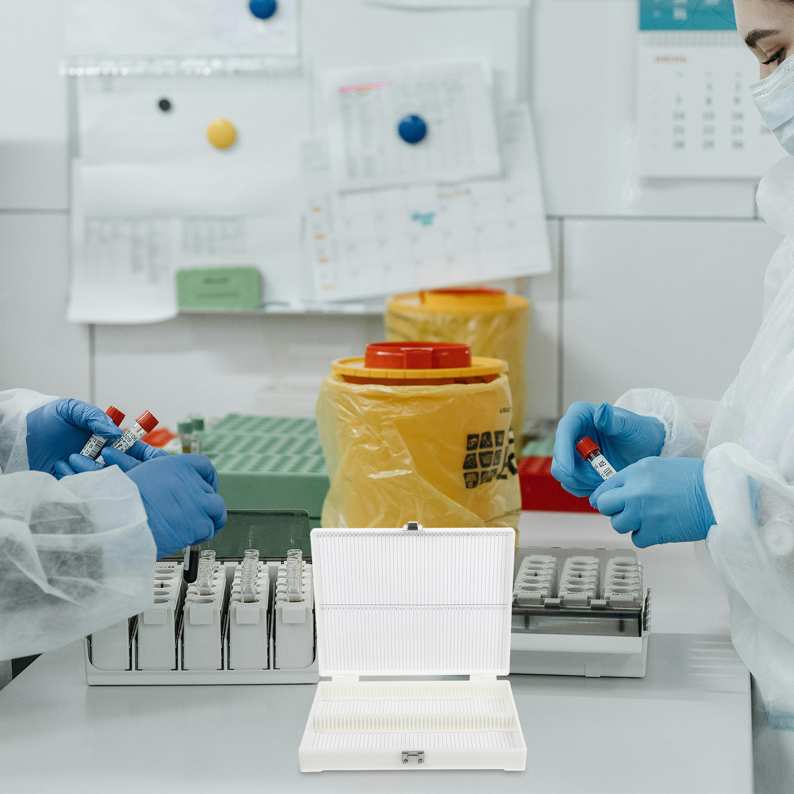 High-Capacity 100-Slot Microsc - Pathology Slide Storage ulasan dan harga