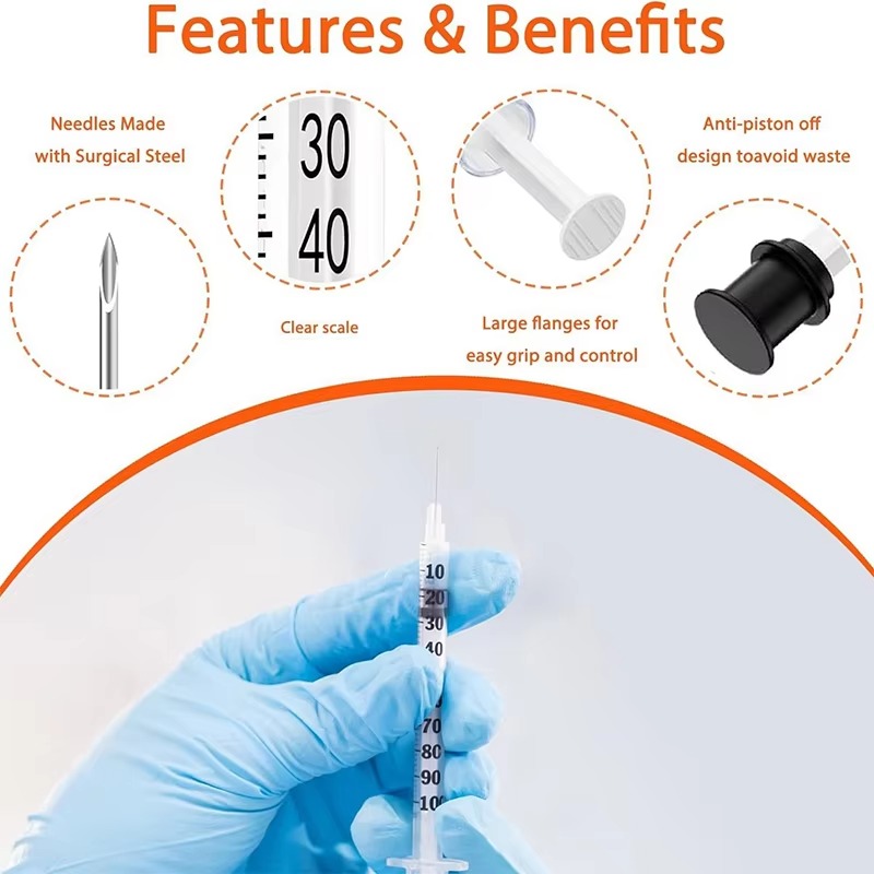 100-Pack Disposable Syringes P - Medical Laboratories ulasan dan harga