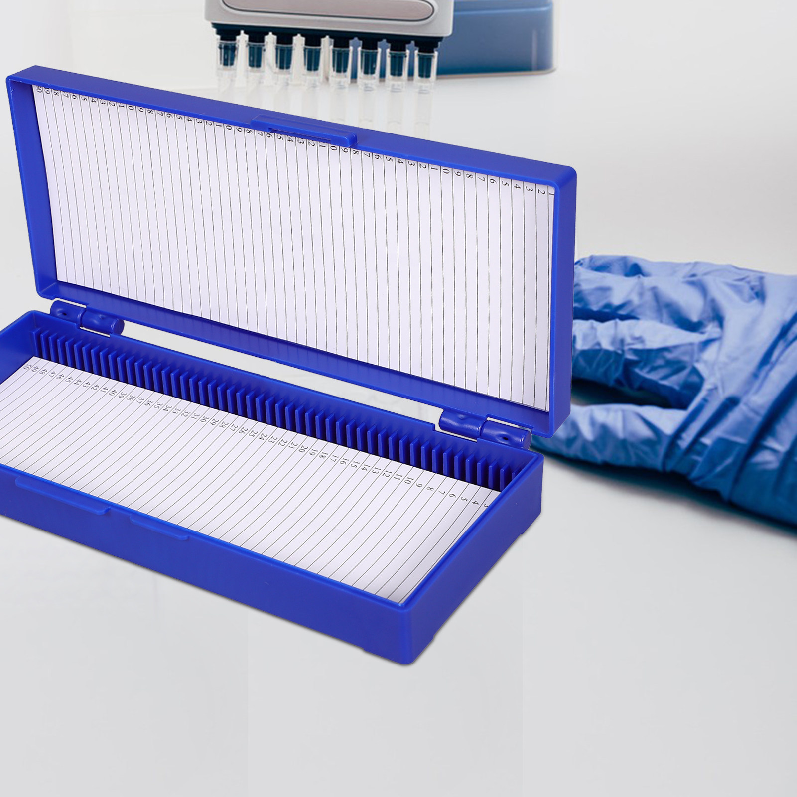 2Pcs Slide Storage Box ABS Mat - Pathology Slide Storage ulasan dan harga